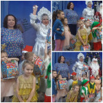 Новогодний утренник в средней группе «Теремок»